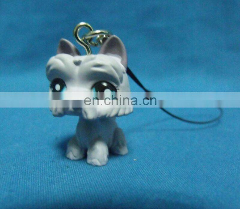 lovely dog mobile phone pendant