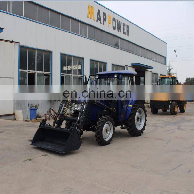 Agriculture 55hp tractor, garden tractor with front loader