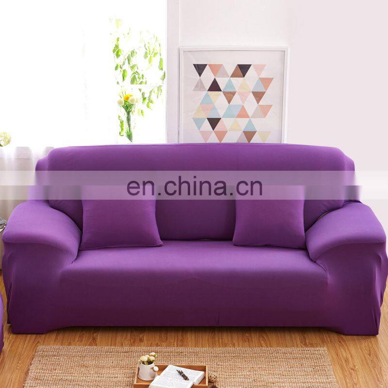 High Quality Protective Stretch three seater Sofa Cover Solid Sofa Slipcover
