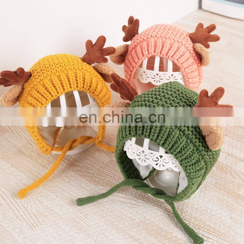 Kids Knitted Hats Pattern, Knot Winter Baby Hats