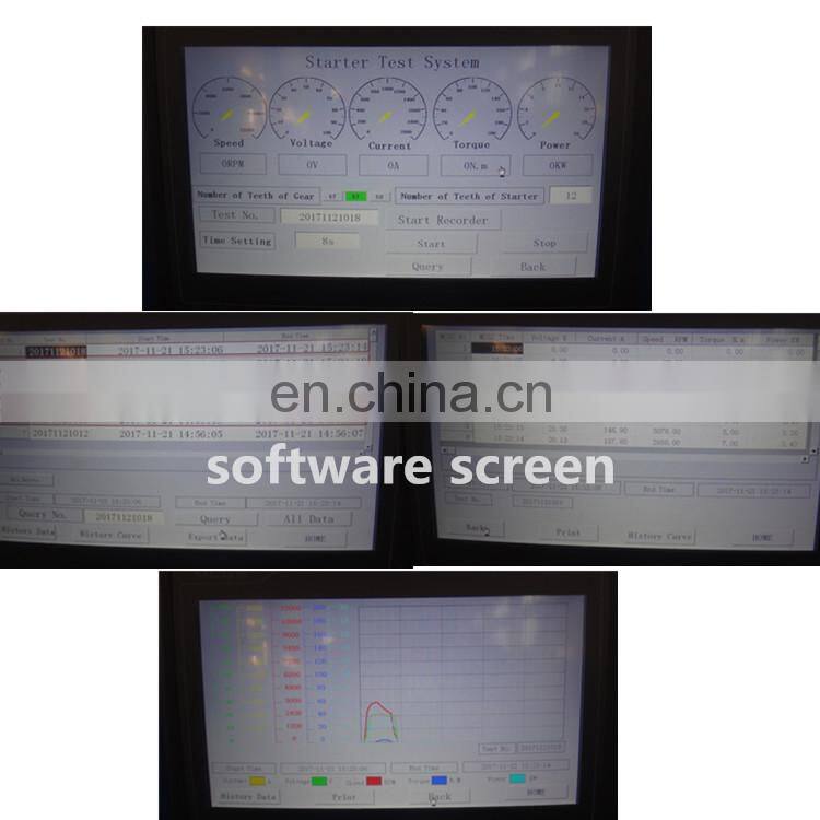 Computer Control Starter Motor Test Bench