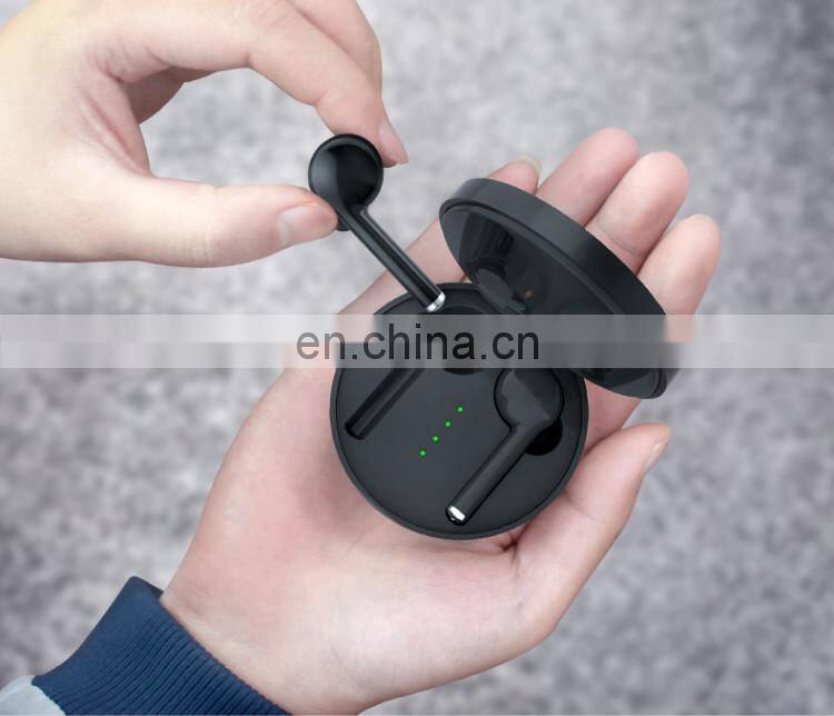 True Wireless Earbuds, BT V5.0 Headphones in-Ear TWS Earphones Auto-Pair Wireless Headphones with stereo sound