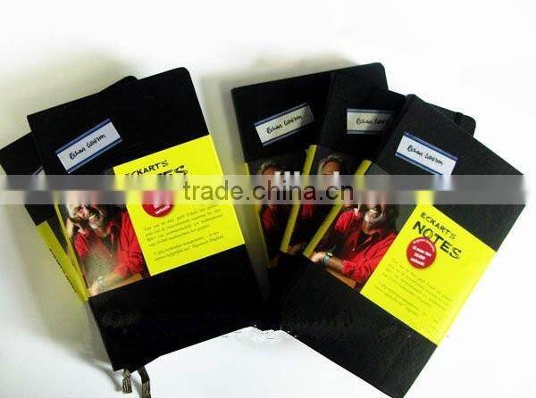 offset printing high quality custom nice emboss cover moleskin notebook