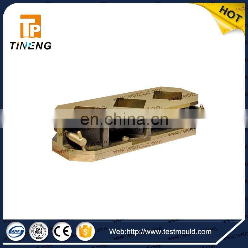 Brass three gang cube moulds