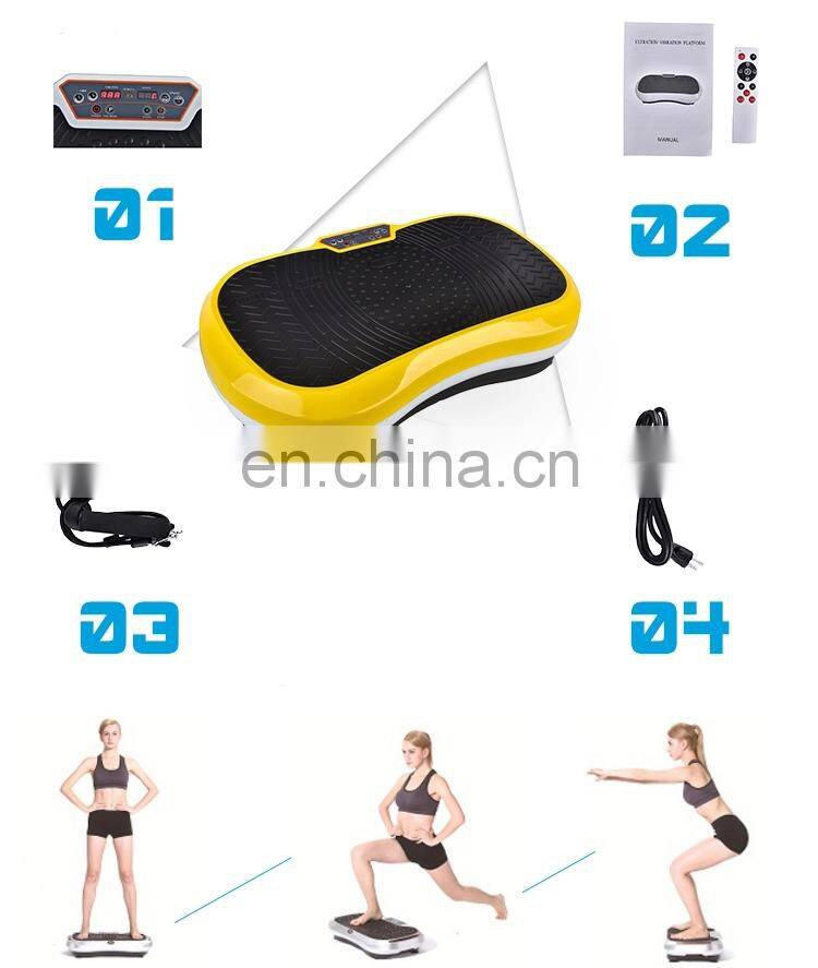 Body plate exercise machine vibration plate crazy fit massage