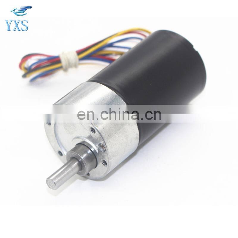 12V/24V JGB37-3650 DC Brushless CW/CCW Geared Motor High Torque Long Life Low Noise