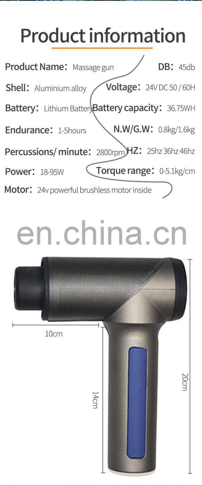 Rechargeable Battery Deep Muscle Tissue Sports Vibration Electric Fascia Massage Gun