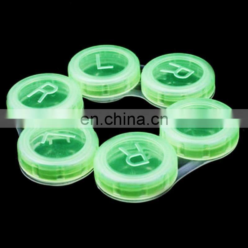 Random Color Plastic Contact Lens Box Holder Portable Small Lovely Candy Eye wear Bag Container Lenses Soak Store