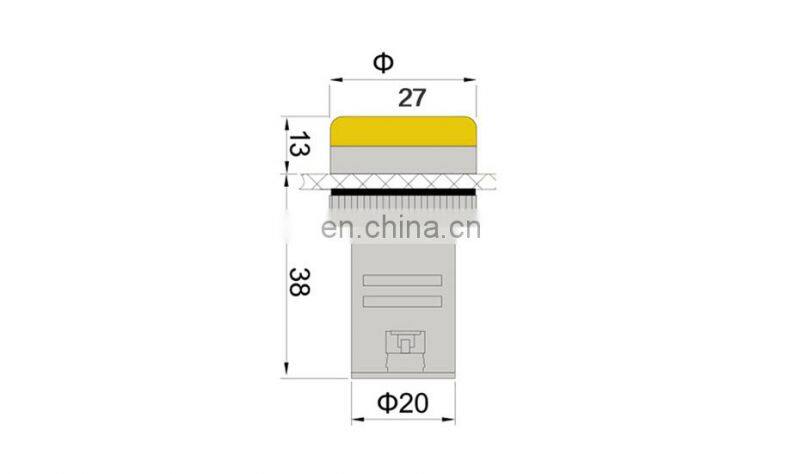 22mm Panel Mount LED Power Electronic Indicator Pilot Signal Light Lamp 12V 24V 110V 220V 380V LED Indicator Signal Light