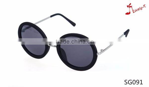 hot selling women fashion retro classic metal frame small round lens eyewear for summer