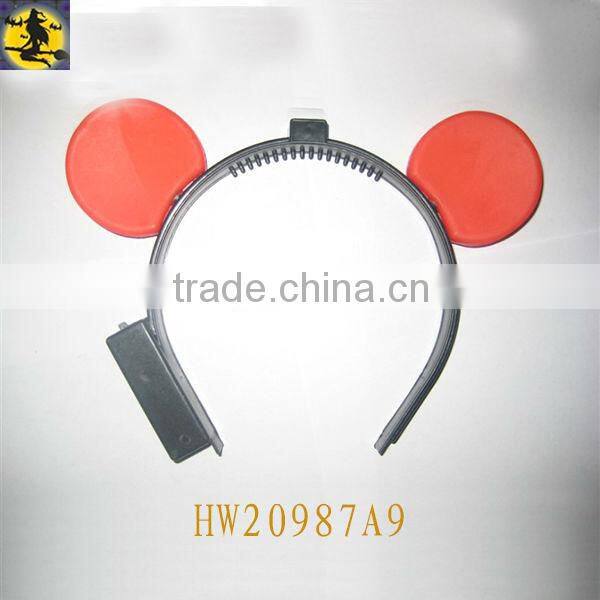LED Mickey Mouse Ears Headband Led Blinking Headband