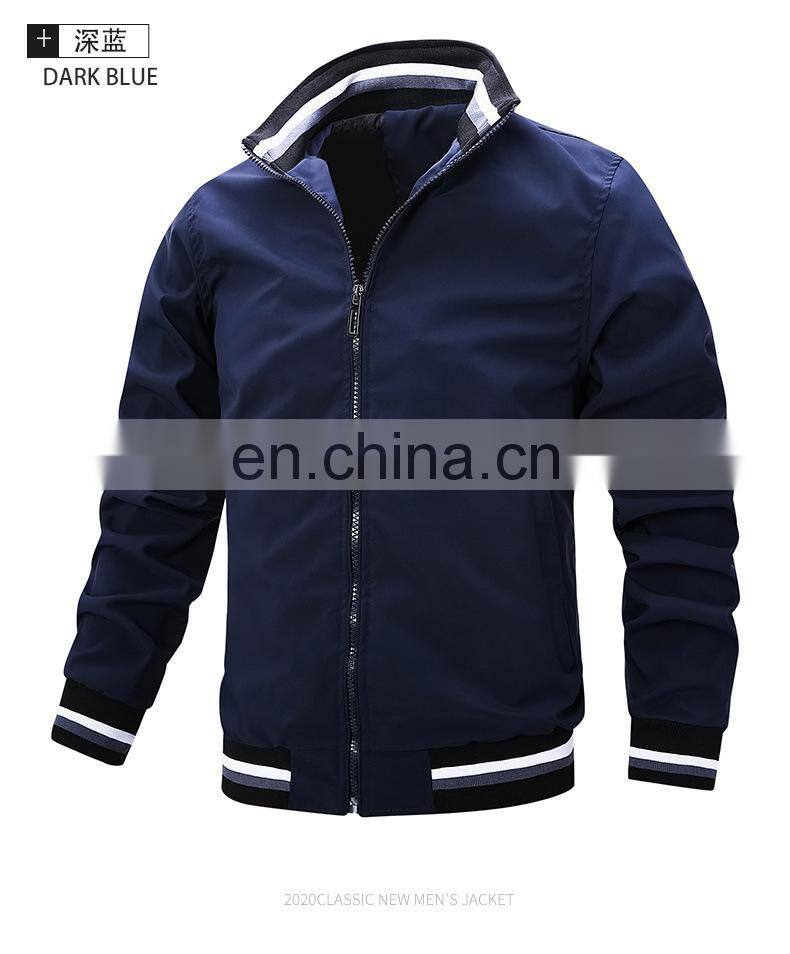 Factory wholesale new style casual jacket for men slim coat spring and autumn men's cloth trend thin men's jacket