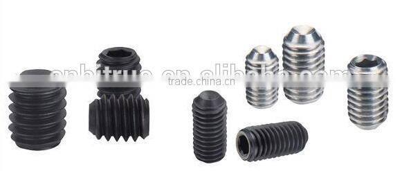 carbon steel hex socket set screw galvanized