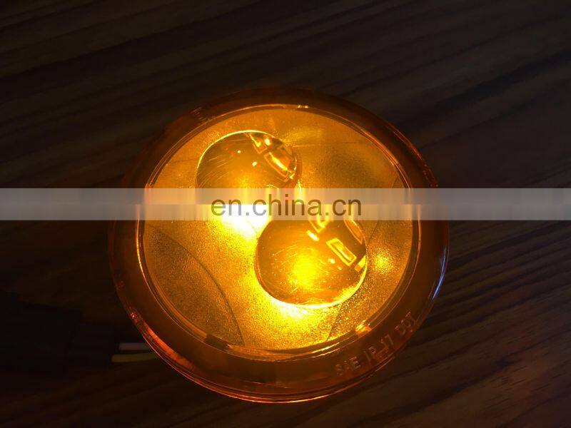 High quality 15W black/yeallo headlight for Jeep JK for wrangler Front Signal Light turn signal light