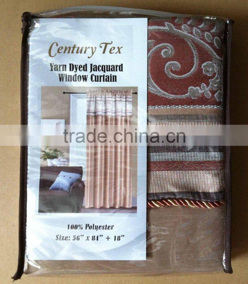 1PC YARN DYE JACQUARD WINDOW CORTINA,RIDEAU EN TISSU