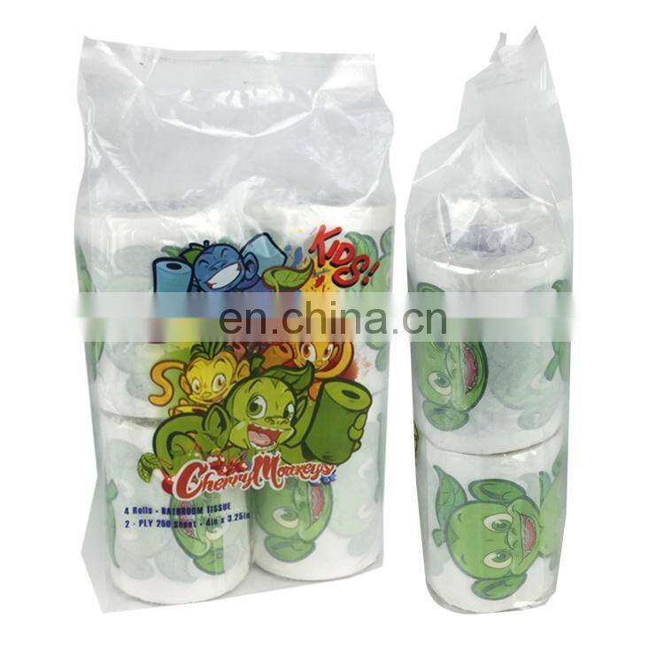 custom soft plastic toilet paper tissue roll packaging bags