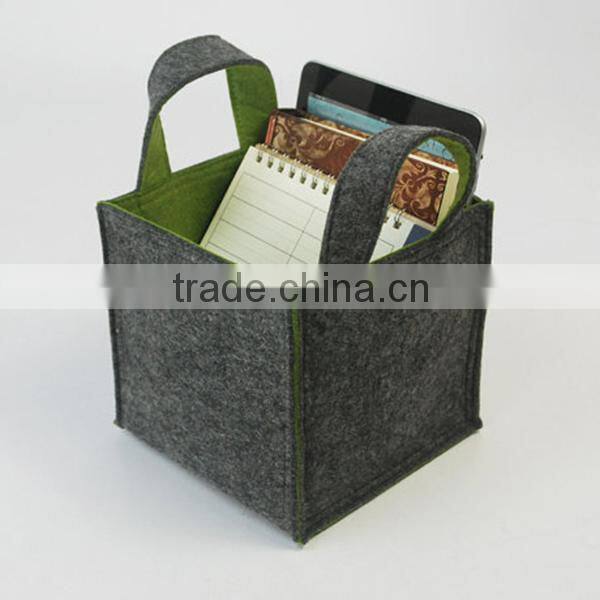 Custom Blank Felt Storage Organizers/Handle Storage Organizer With Bins