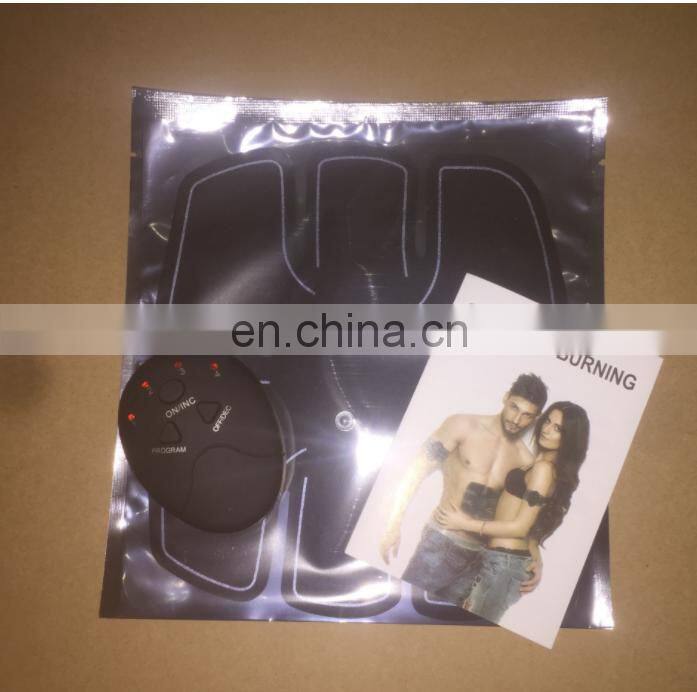 New EMS Wireless Electric Massager Abdominal Muscles Trainer Smart ABS Stimulator