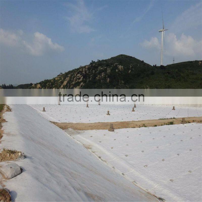 Good flexibilty and high strengh short Fiber needle punched non woven geotextile fabric