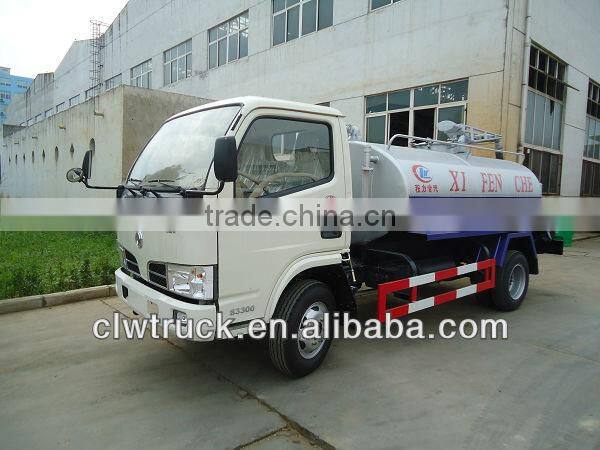 DFAC 3000L to 4000L mini fecing suction truck for sale