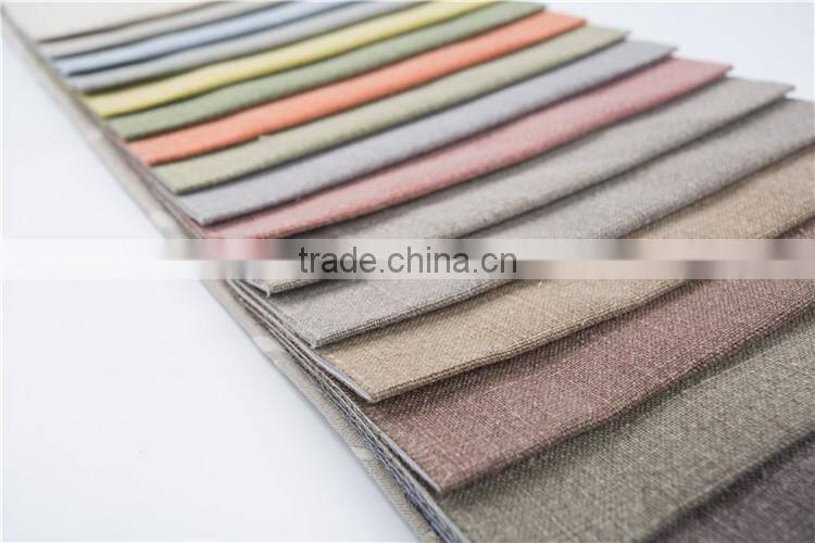 Professional company cheap colorful width Linen fabrics stretched fabric