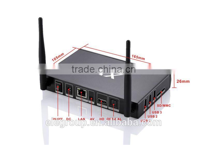 2016 New version X95 OTT tv box, AML S905 Quad Core, RAM 1G+ ROM 8G, Android 5.1 smart tv box X95