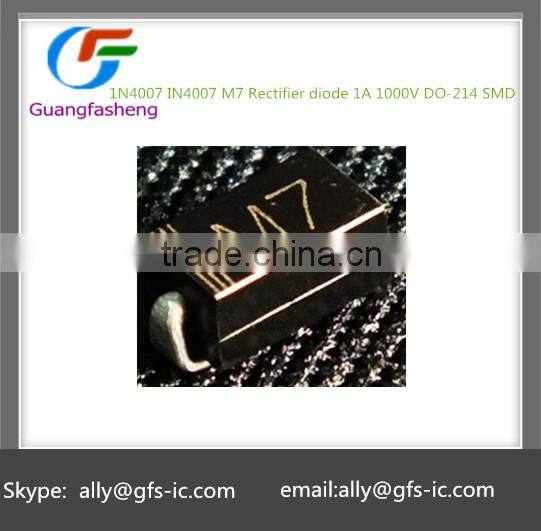 1N4007 IN4007 M7 Rectifier diode 1A 1000V DO-214 SMD