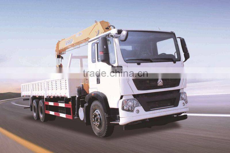 2015 hot sale low price howo euro2 2Ton mini Truck Mounted Crane for sale made in china