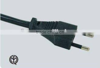 Italy 3-round-pins electric vehicle power plug with 10A 250V
