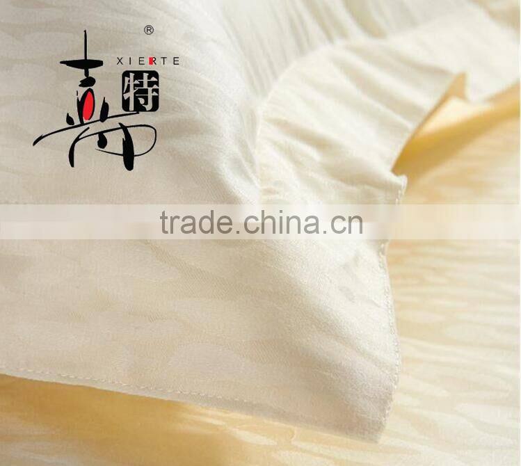 Star Hotel Used Good Quality Cotton Jacquard Fabric Wholesale White Pillowcase