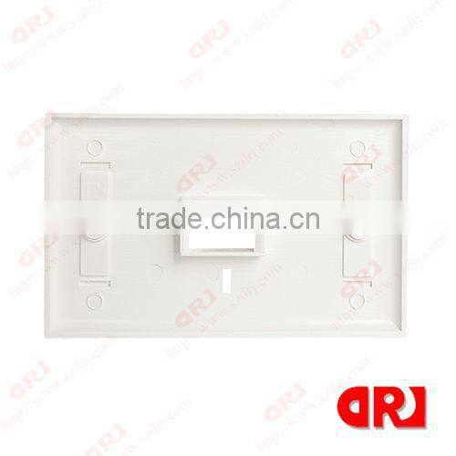 Network rj45 86*120 type single port shutter faceplate