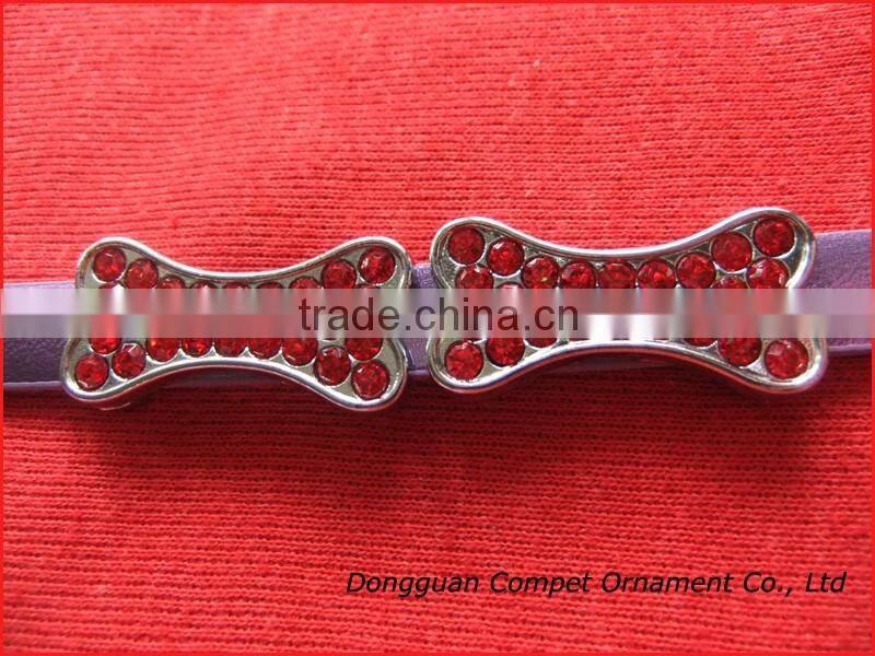 Produce 10 mm slide charm bone DIY zinc alloy accessories