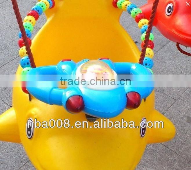Fun Fish Carousel, Kis Amusement Park Equipment, Fish Swing