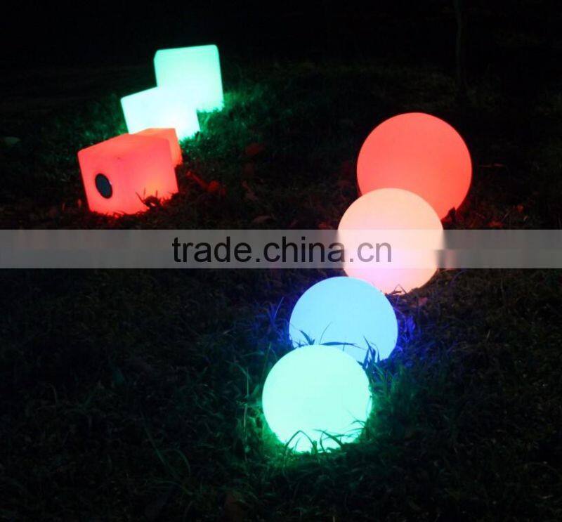 LED ball with remote control