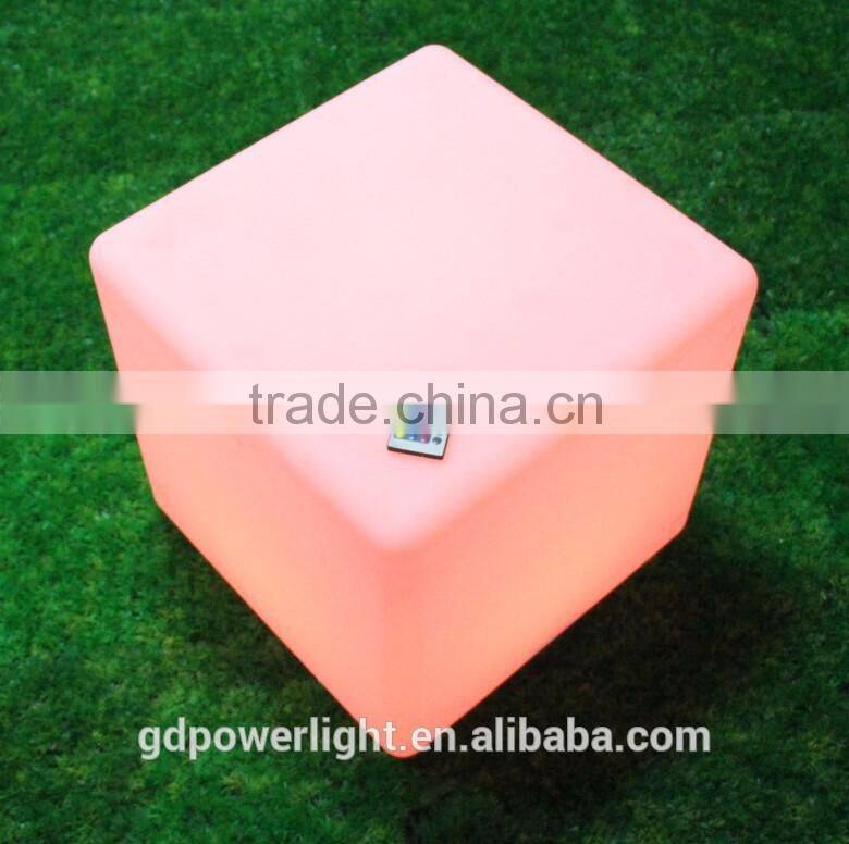 LED light decotative cube with remote control C007d