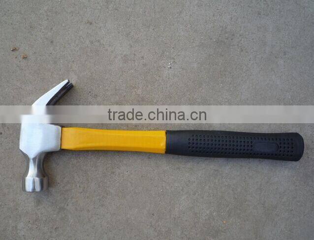 British Type claw hammer with half plasticcoated handle