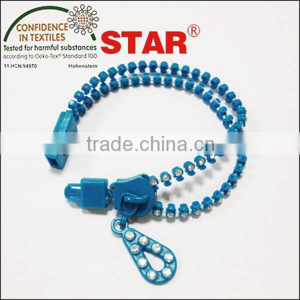 colorful zipper bracelets