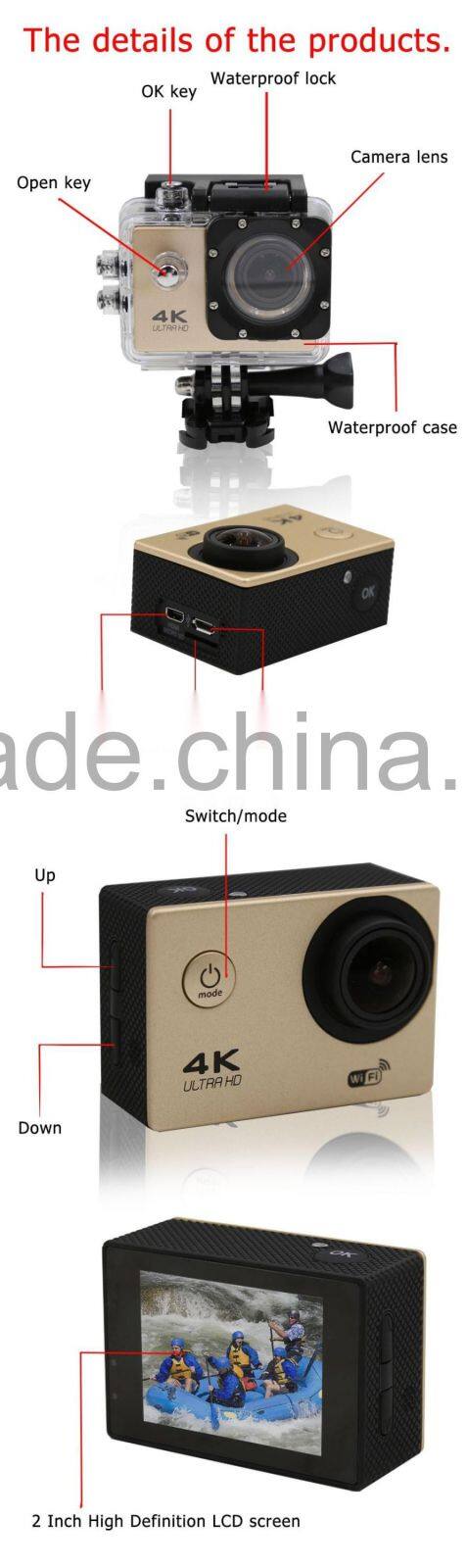 Brand New Wifi 4K Sports Camera 1920x1080P Full HD Wifi Sports Camera