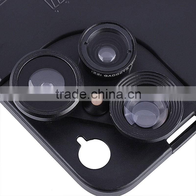 For iphone 6s/6s plus Case and 4 in 1 lens solution for cameras iZZi Slim white color