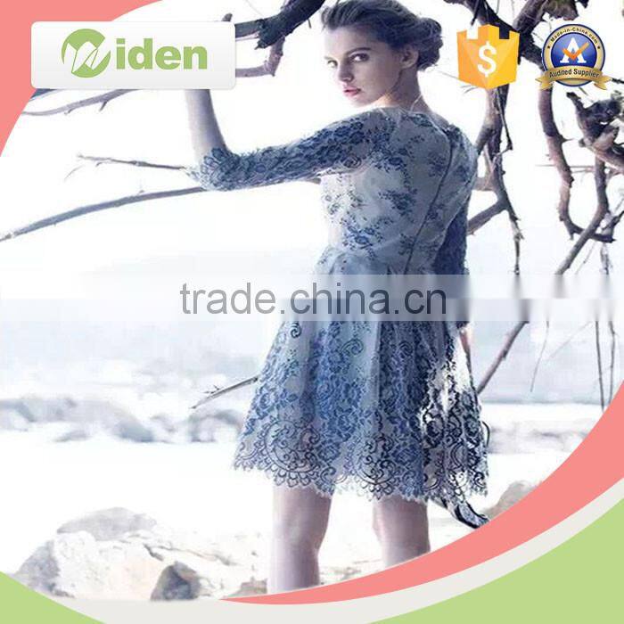 Familiar with ODM multi-color warp knitted nylon lace fabric