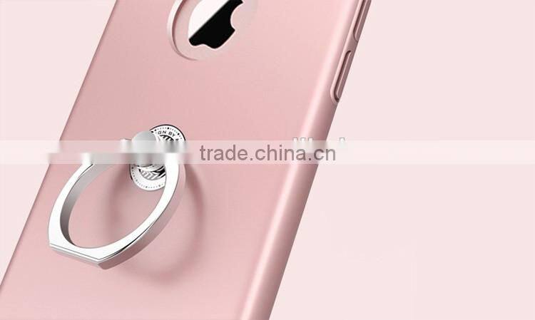 Rose Gold 3 in 1 detachable spraying frosted armor hard pc case for iphone 6