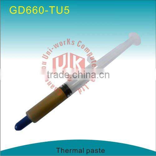 Gold CPU silicon thermal compound