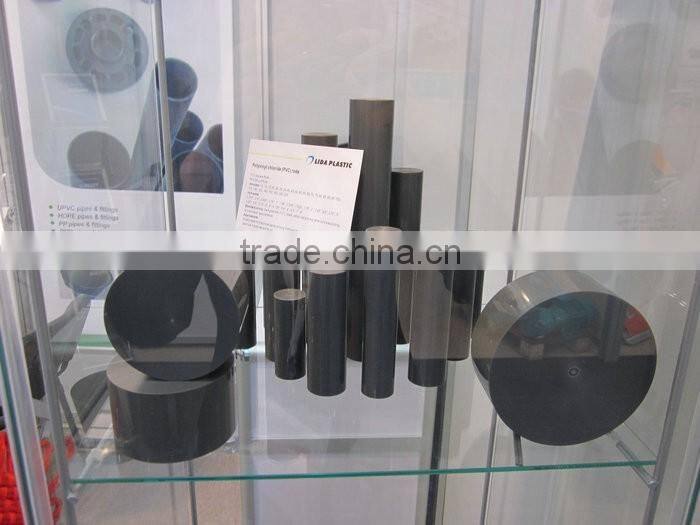 Good Electrical Insulation Surface Smooth Black Plastic Rod PVC