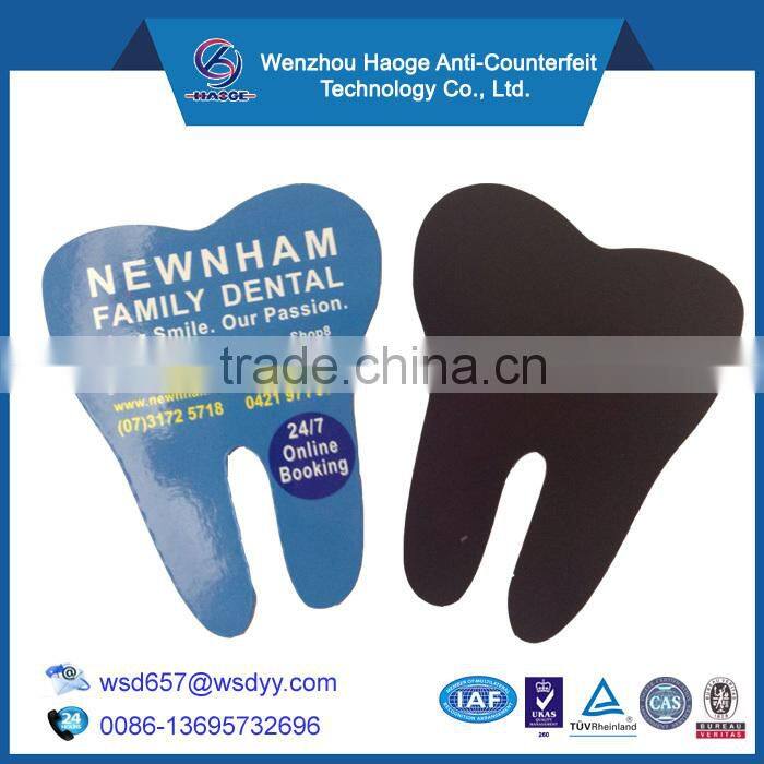 Custom promotional business card calendar fridge magnet