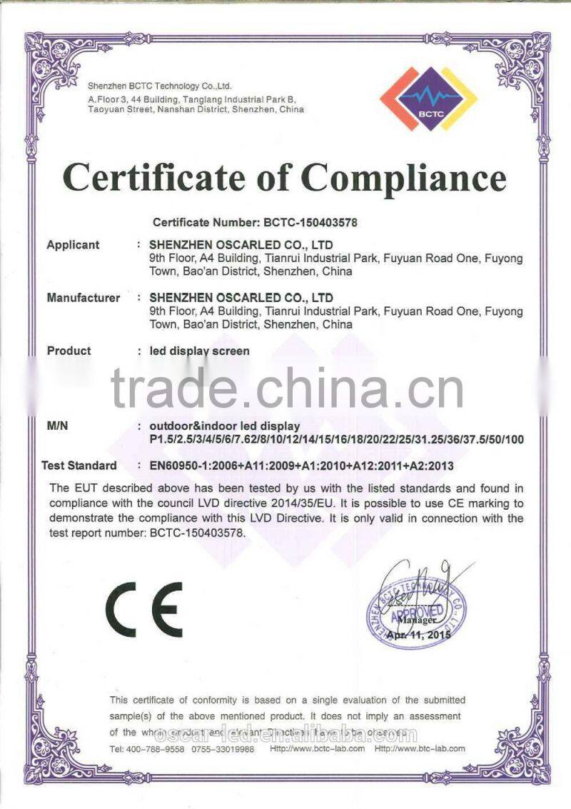 Factory supply Football/soccer stadium project standing led advertising display