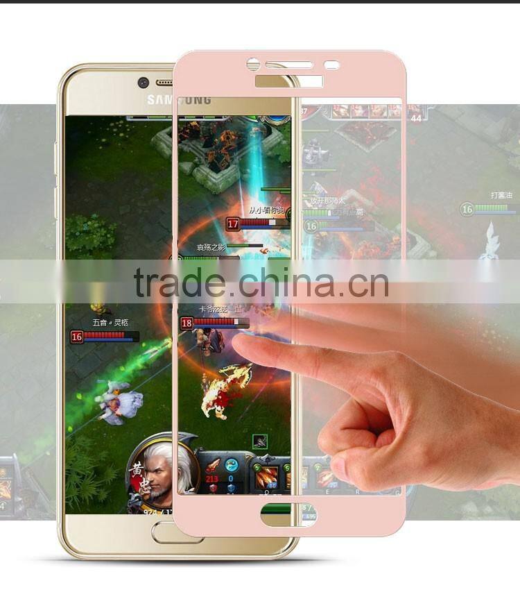 New model, 9H Tempered Glass Screen protector For Samsung Galaxy C5/