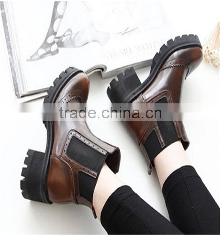 Platform sole thigh high high platform sexy lady heel deep brown boots