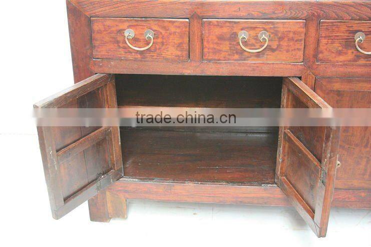 Antique Chinese distressed sideboard