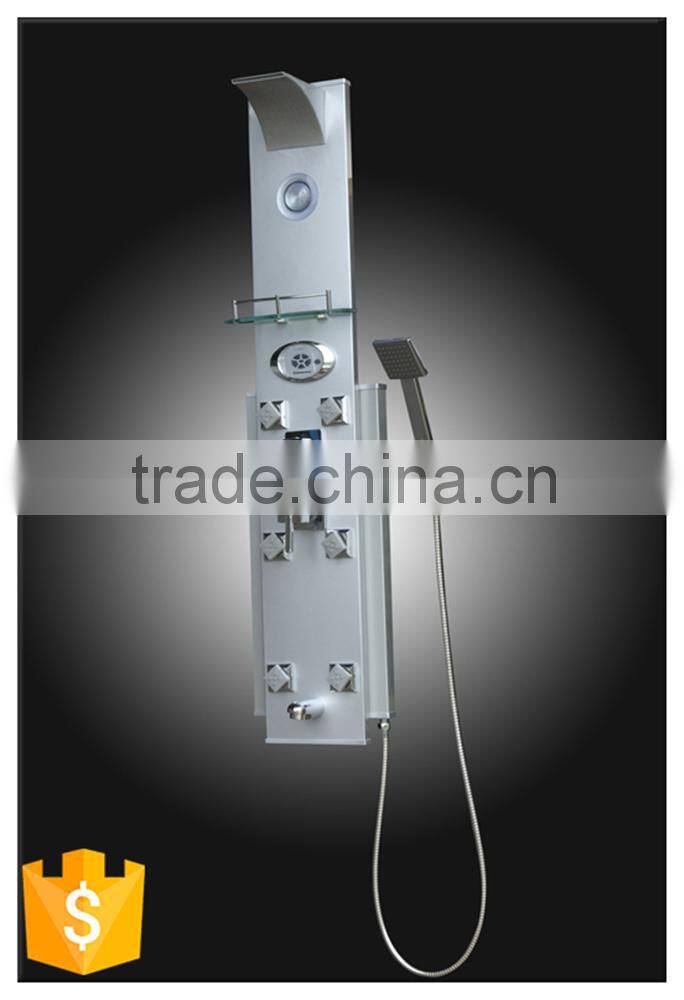 Italy cheap aluminium thermostatic bath shower mixer with radio