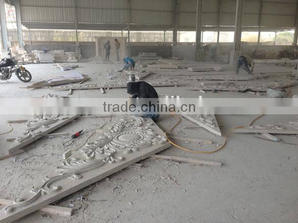 carved stone wall decoration